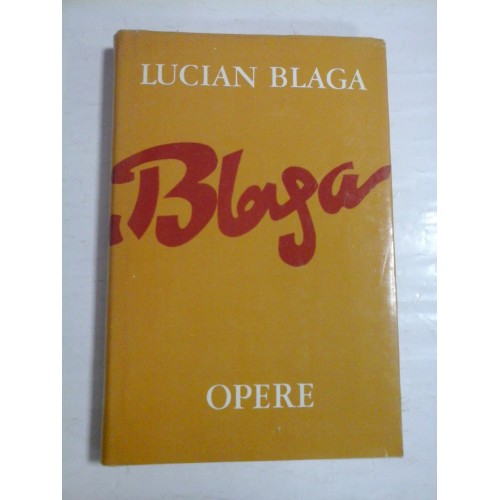 LUCIAN BLAGA  -  BLAGA  -  TALMACIRI